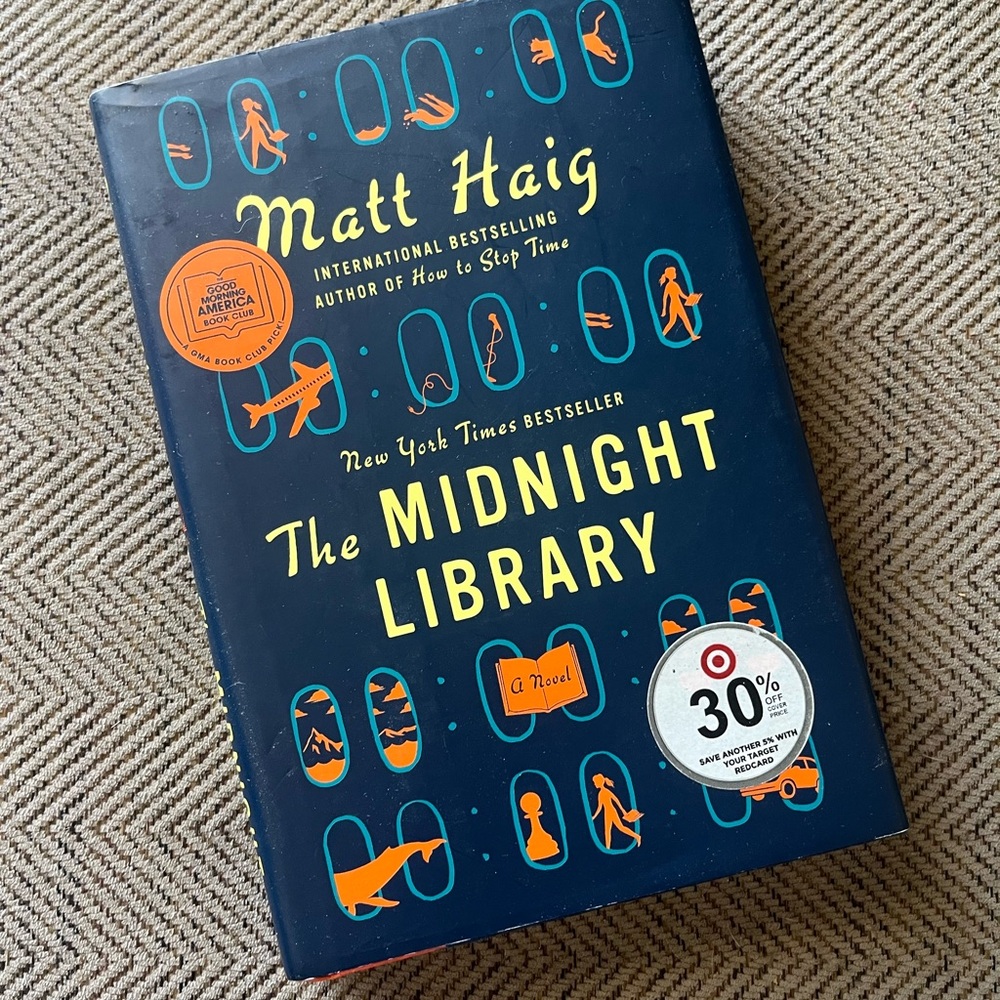The Midnight Library Hardcover Book by Matt Haig